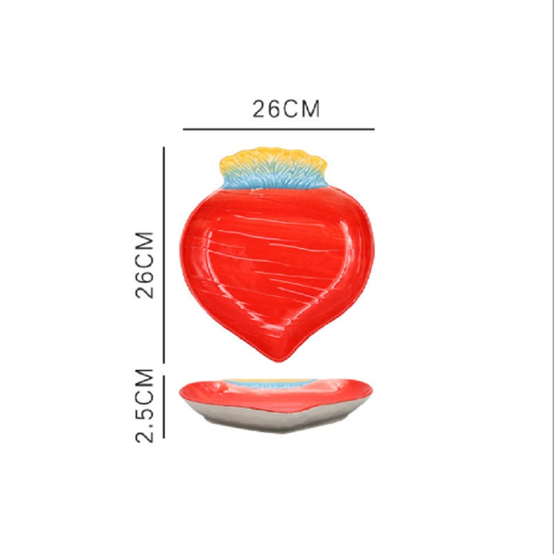 Creative Fruit Ceramic Cute Home Salad Plate