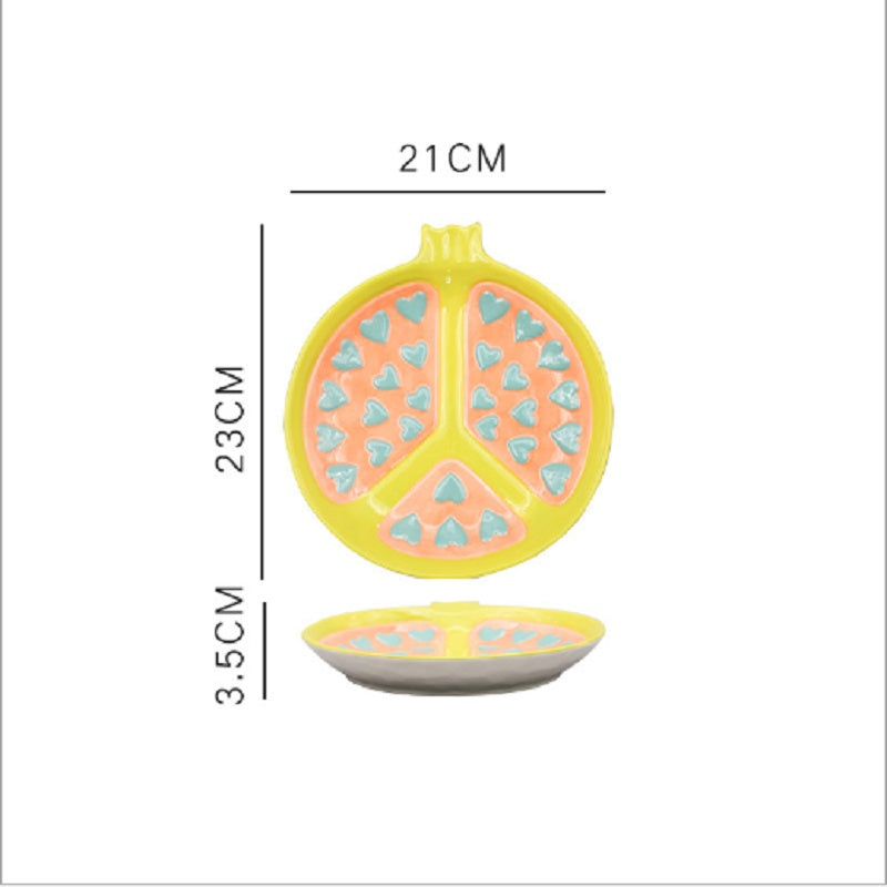 Creative Fruit Ceramic Cute Home Salad Plate