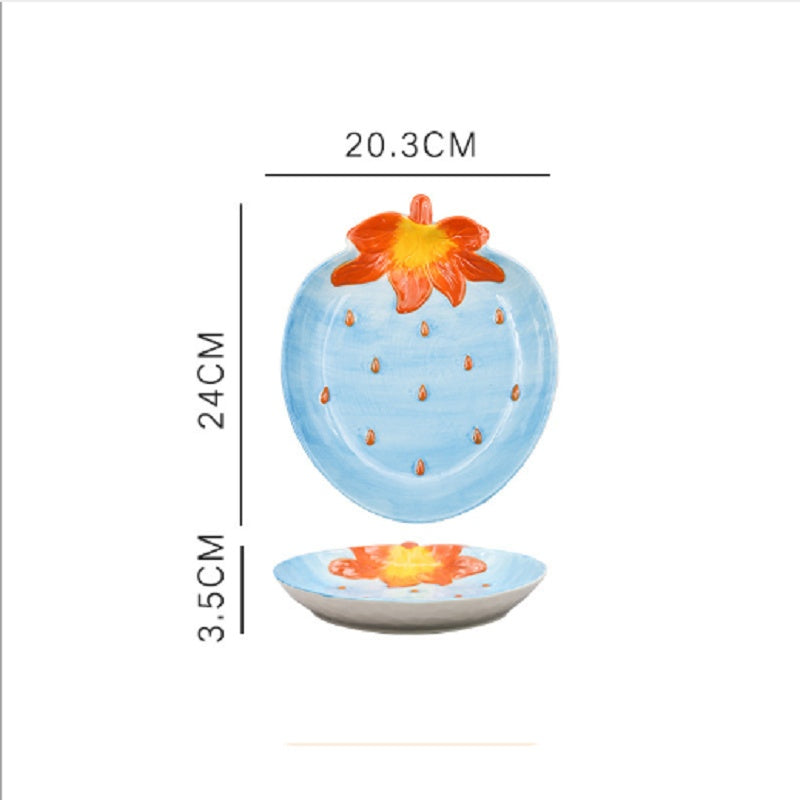 Creative Fruit Ceramic Cute Home Salad Plate