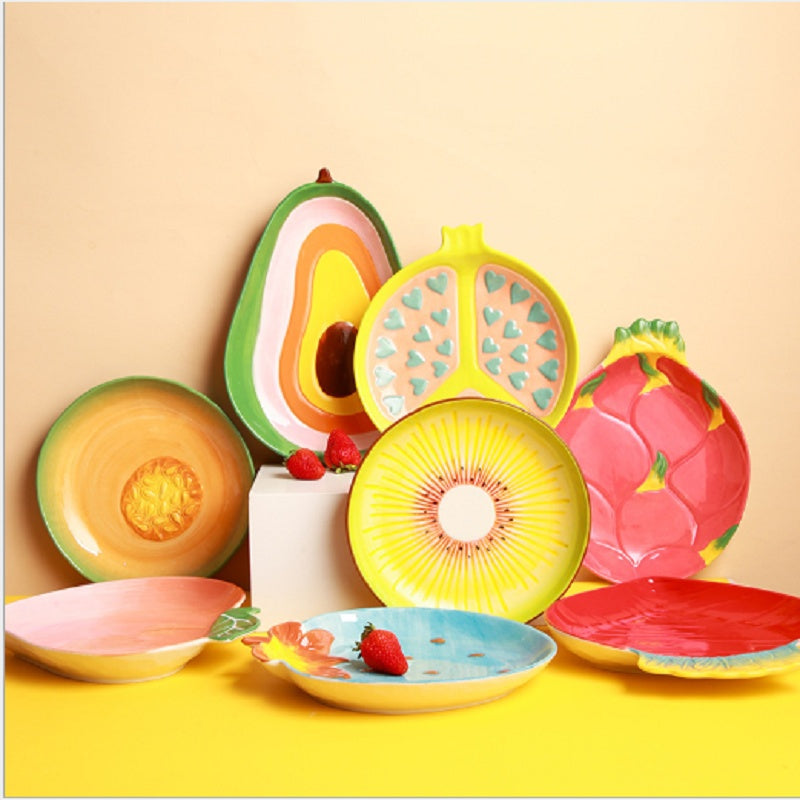 Creative Fruit Ceramic Cute Home Salad Plate