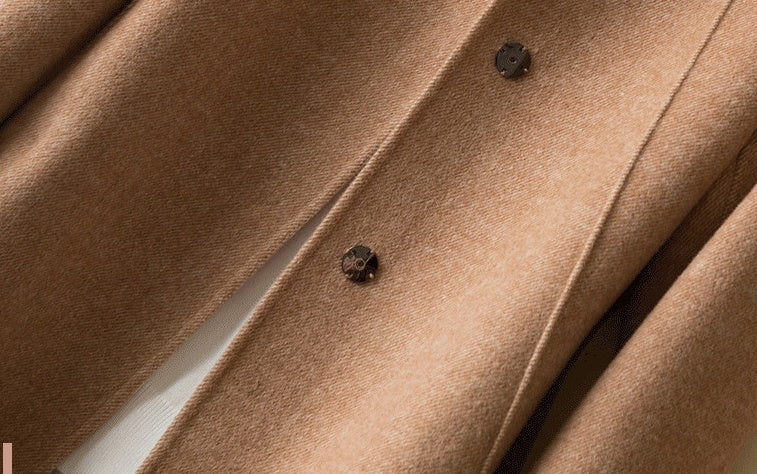 Double Faced Cashmere Womens Mid Length Loose Wool Coat