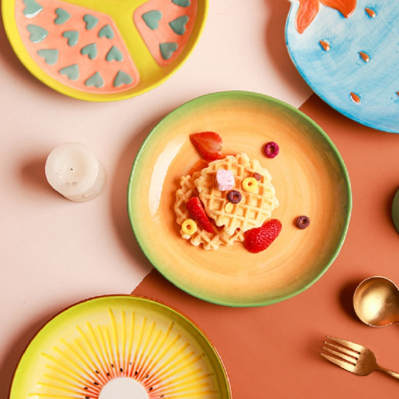 Creative Fruit Ceramic Cute Home Salad Plate